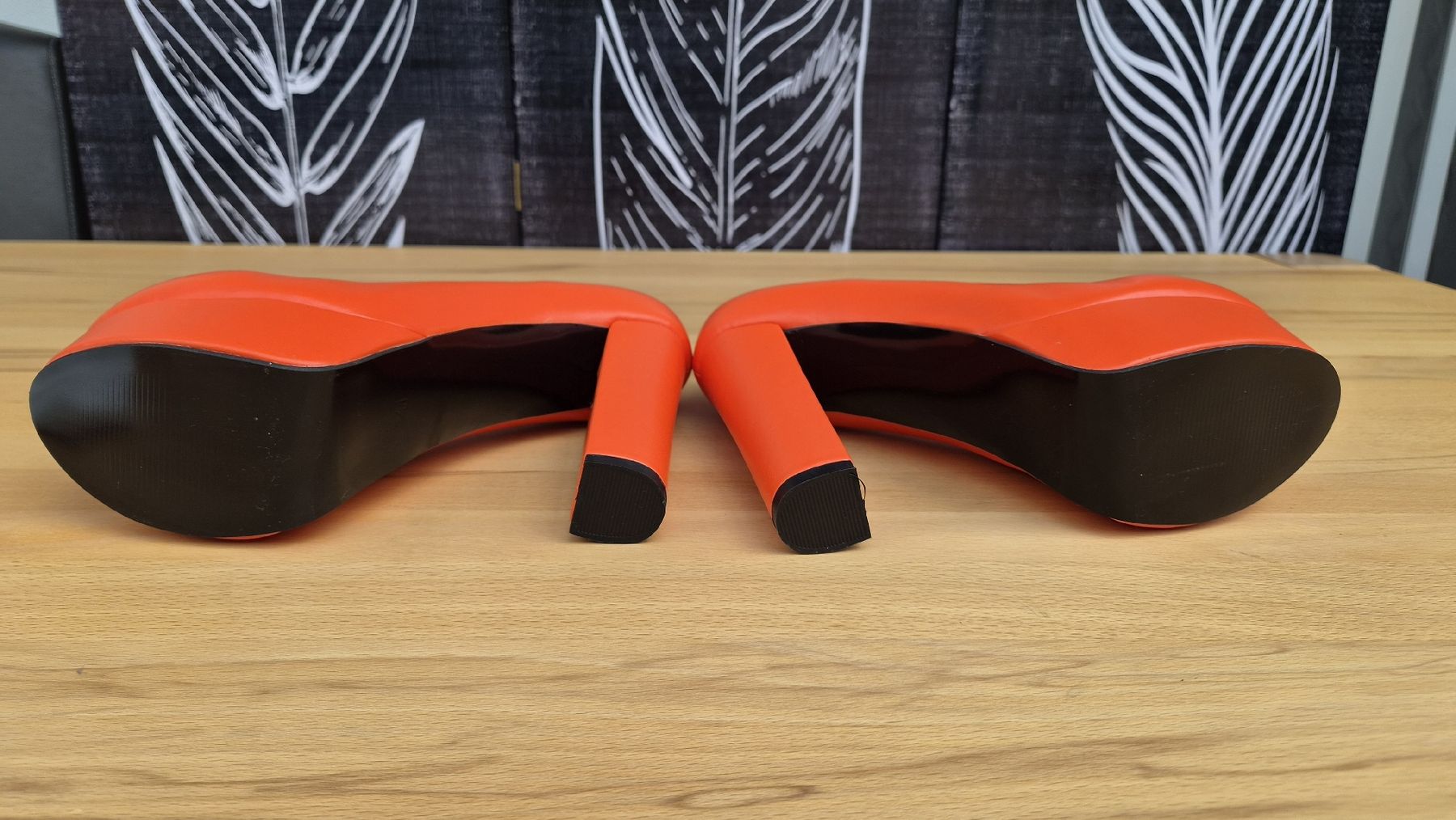 Chaussures femmes: High Heels mit Blockabsatz orange Gr. 41  – Neuf (Voir description) à Winznau par banditgsf 4