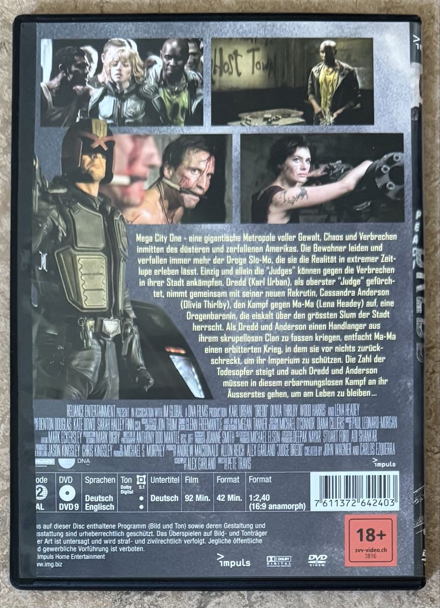Tutti i DVDs: DREDD  – Nuovo (secondo la descrizione) da Dietikon venduto da AndreaSch01 1
