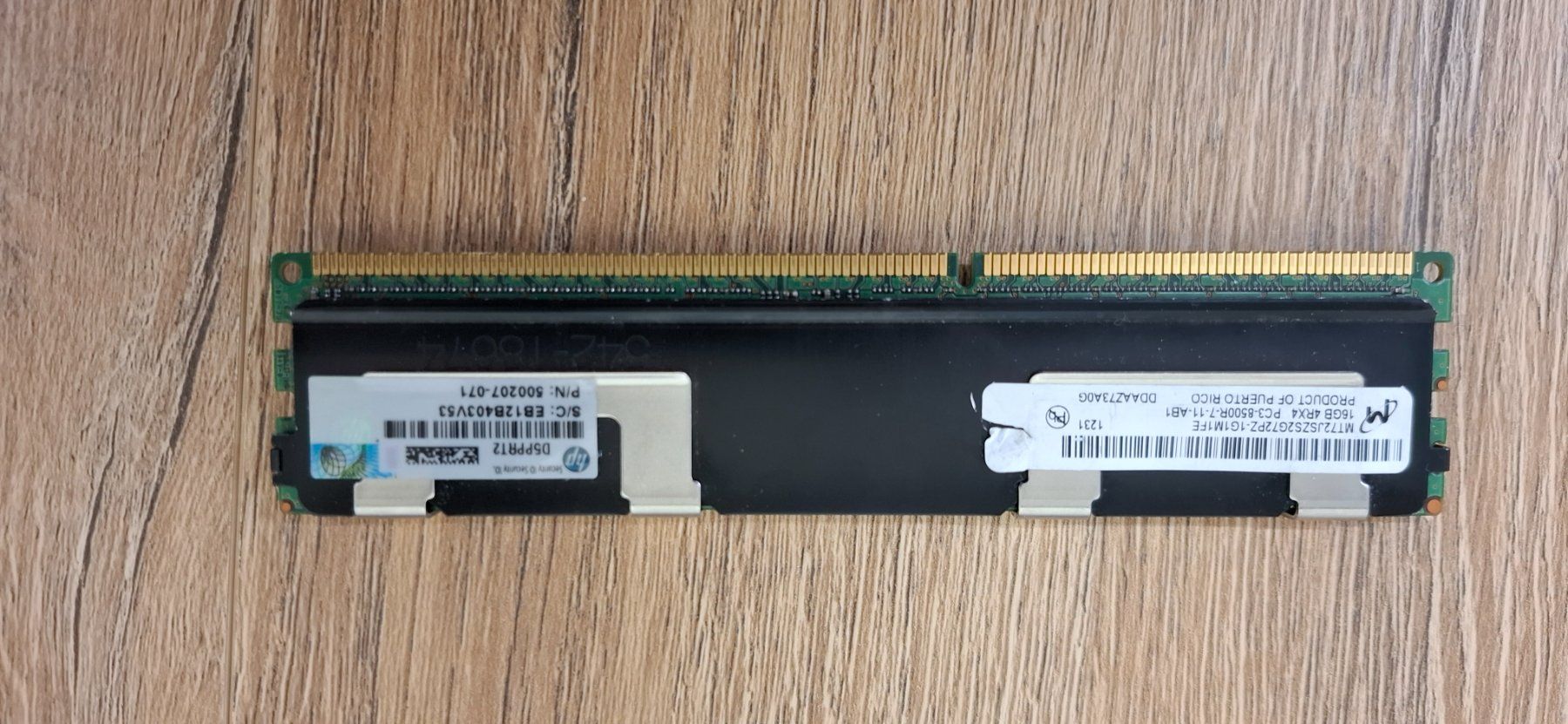 Memoria / RAM: 16 GB DDR3 Dimm 240 Pin, 1066 MTS, R-ECC – Usato da Bern venduto da PGyg-CH