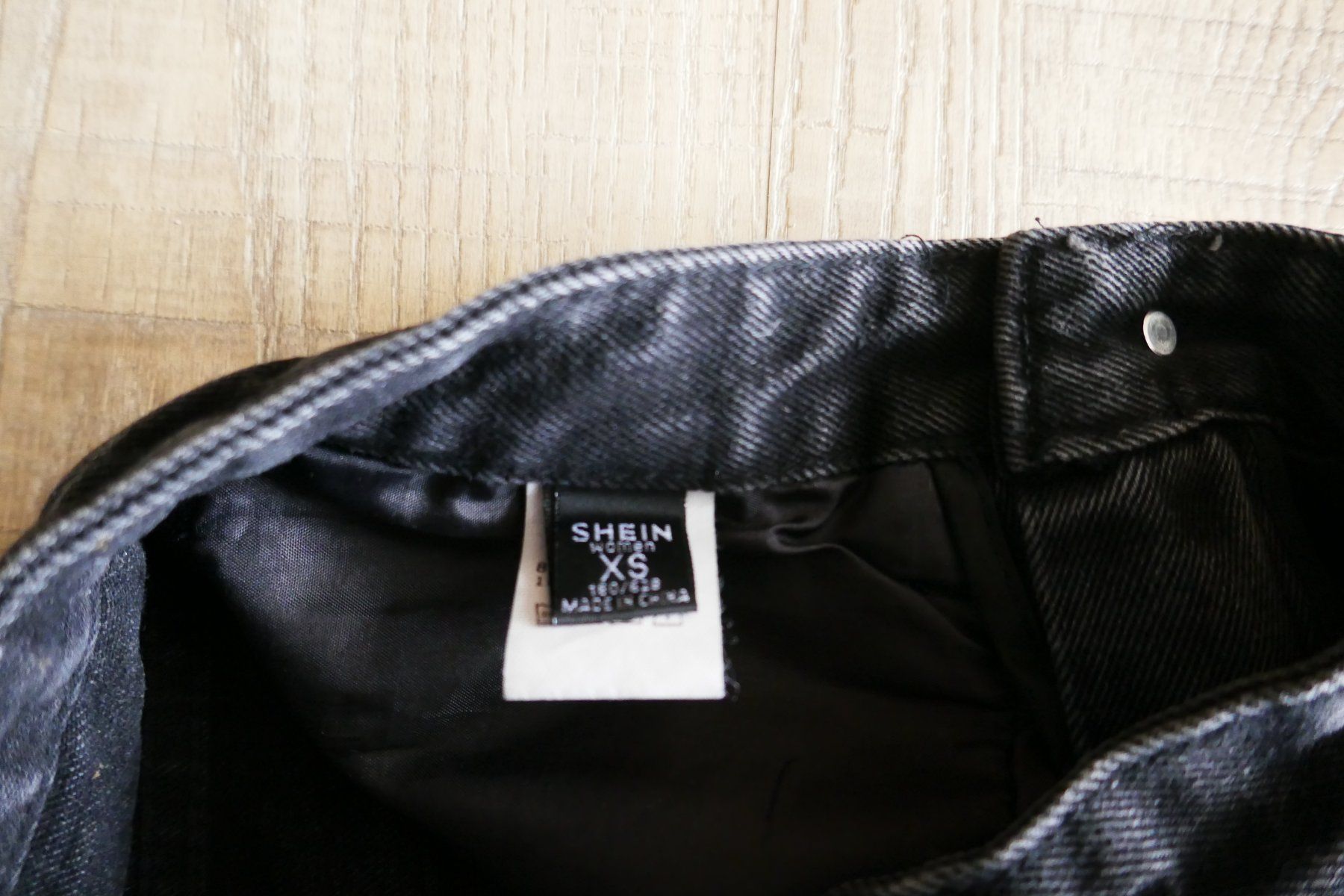 Shein Jeans: Jeans von SHEIN, Gr. XS, schwarz – Gebraucht aus Port von uzuku 4