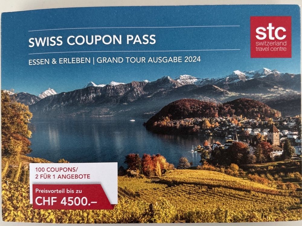 SWISS COUPON PASS 2024 Kaufen auf Ricardo