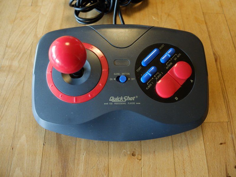 Nintendo Console: quick shot QS-128N / manette arcade pour Nes – Usato da Nyon venduto da granada02