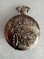 Melody Sprungdeckel Handaufzug Taschenuhr, Oldtimer Motiv