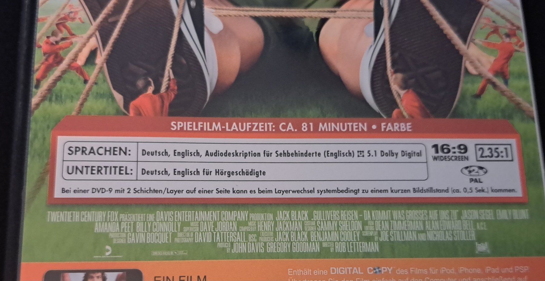 Alle DVDs: DVD, Gullivers Reisen – Gebraucht aus Oberwil BL von Lioness99 2