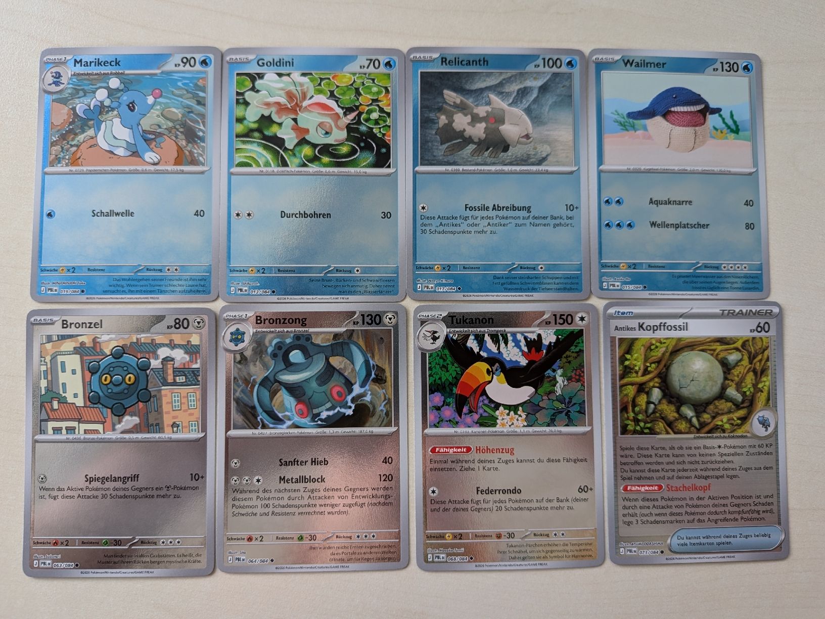 Pokémon Cartes à collectionner: 8er-Set Pokémon- und Trainerkarten  – Neuf (Voir description) à Märstetten par eri_9lt8