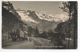 BERN-LÖTSCHBERG-SIMPLON-BAHN Partie beim Blausee