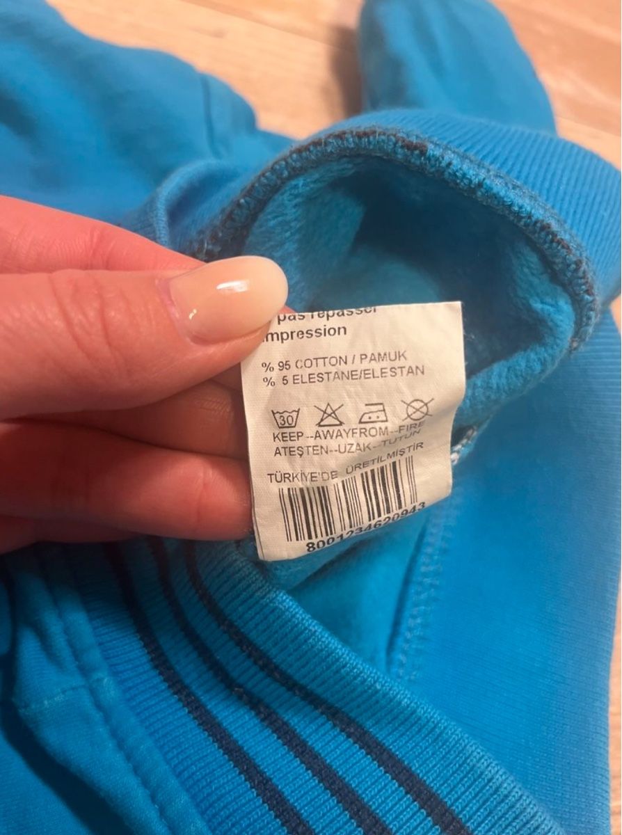 Maglioni & Felpe: Kinder-Pullover, Gr. 68, By Wanex, Türkis – Usato da Kaisten venduto da saleforfun 2