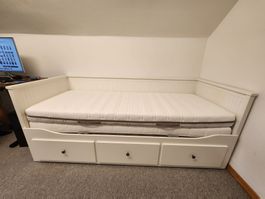 IKEA HEMNES Tagesbett weiss ausziehbar