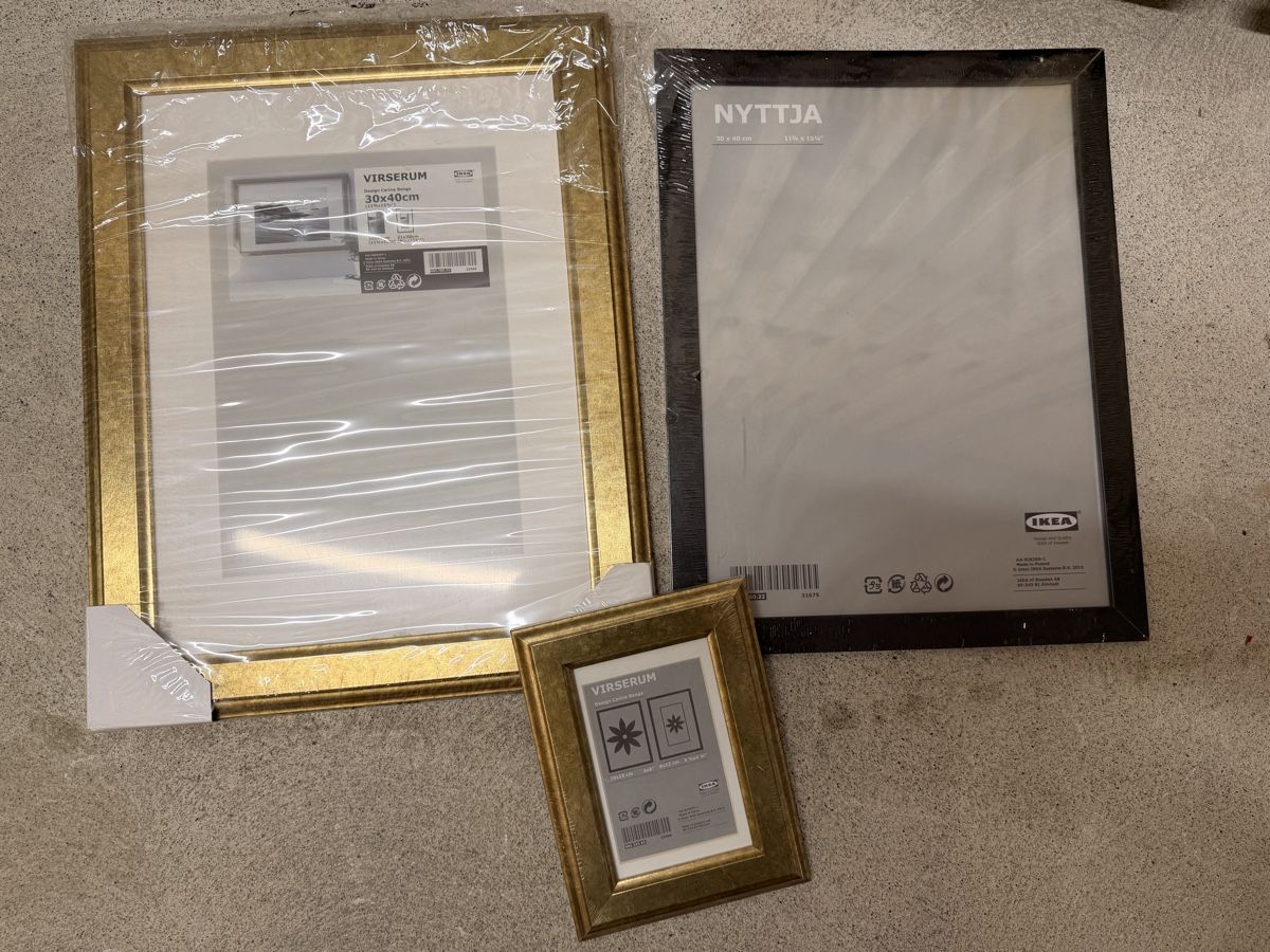Cornici: Bilderrahmen IKEA - 3 Stück – Nuovo (secondo la descrizione) da Zürich venduto da SwissBiker24