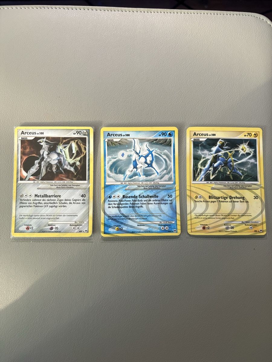 Pokémon Sammelbilder & Trading cards: Arceus Lv. 100 Set – Gebraucht aus Gretzenbach von Fab_gwm2