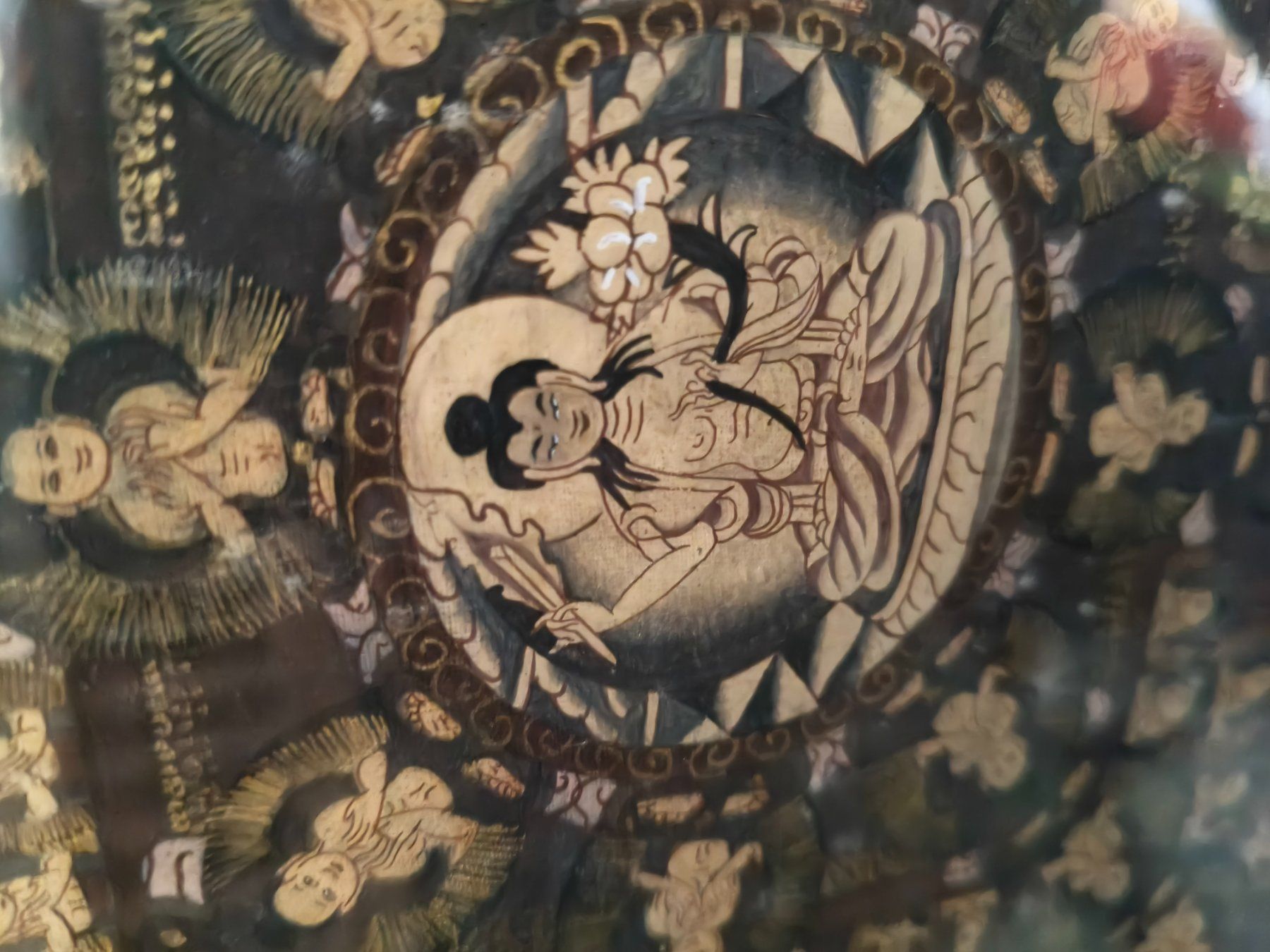 Poster & Bilder: Tibetische Thangka . Bild gerahmt – Gebraucht aus chur von monita07 4
