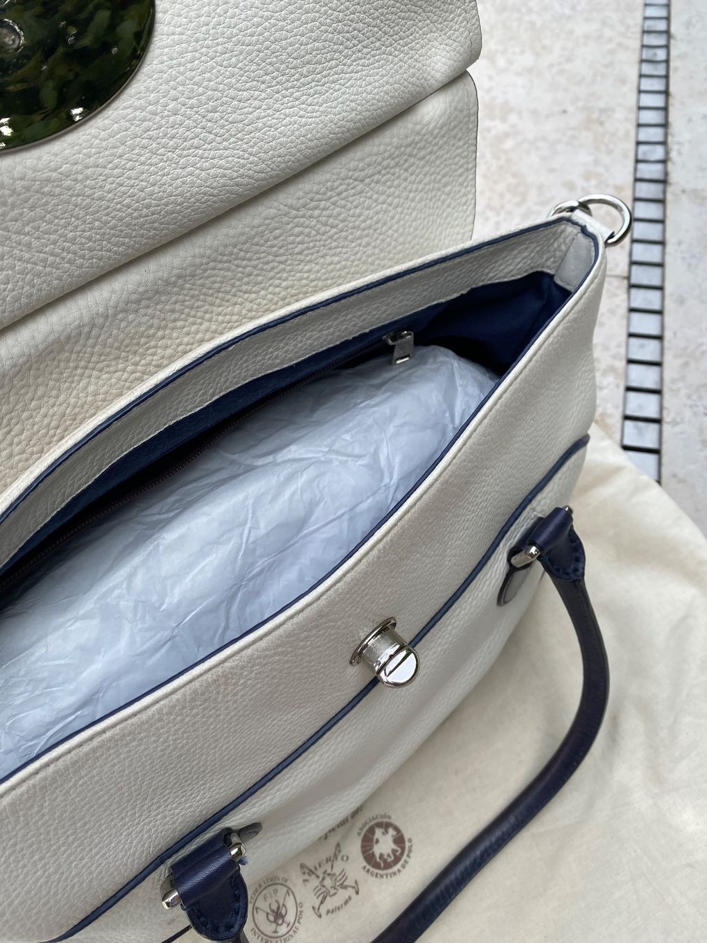 La Martina Borse da donna: LA MARTINA Tasche weiss – Usato da Muhen venduto da Sonnenerbse 3