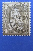 1 Fr.Sitz.Helvetia Nr.36-Vollstempel ST.GALLEN - SBK: 170.-.