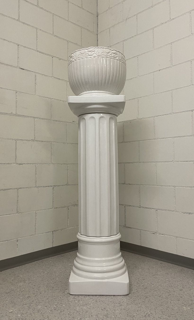 Sculture & Statue: Weisse Keramik Säule – Usato da Sins venduto da den_z9gy 1