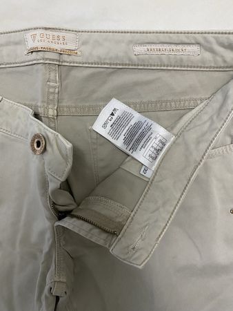 Guess Beverly Skinny Damenhose, beige, Grösse 32