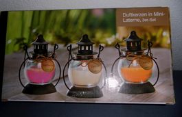 Duftkerzen in Mini-Laternen, 3-er Set * Weltbild * NEU