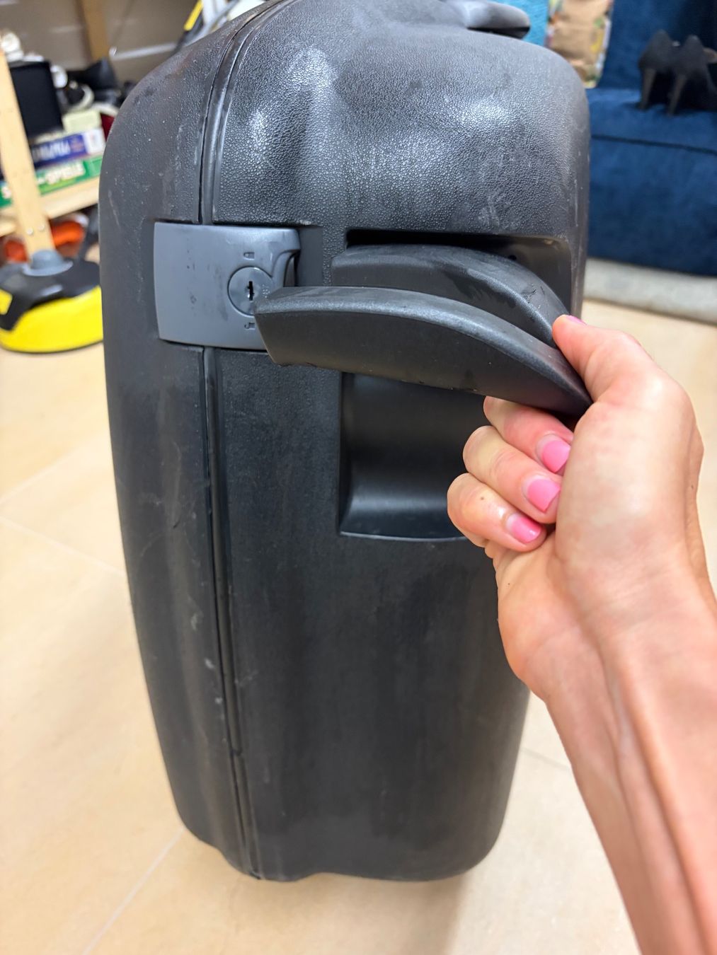 Samsonite Reisekoffer: Samsonite schwarz Rollkoffer 75 cm – Gebraucht aus Ruschlikon von Kata_C 1