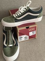 Vans Old Skool Schuhe dunkelgrün/beige Gr:42 n