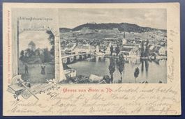 AK: Gruss von Stein a. Rh.  SH, 1899