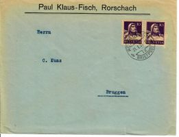 Brief, Paul Klaus-Fisch Rorschach 1931