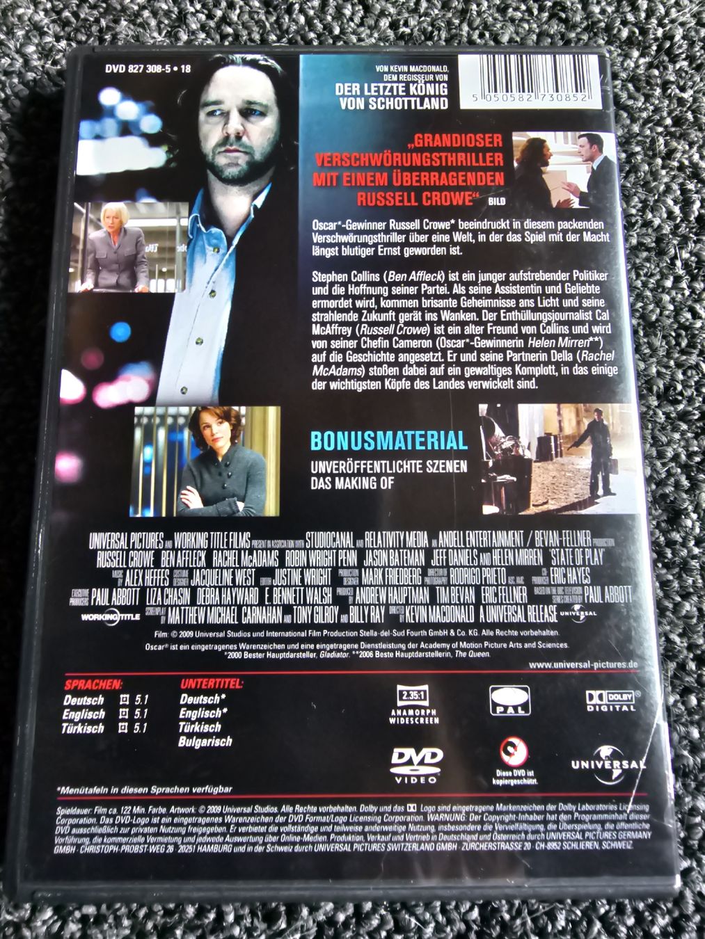 Tutti i DVDs: State of Play (21875) – Usato da Ruswil venduto da jan_bxl5 1