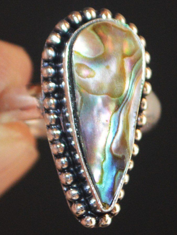 Anelli: Ring L-3740 – Abalone - Innendurchmesser 18 mm – Nuovo e nell'imballaggio originale da Goldiwil (Thun) venduto da han_v5b7 3