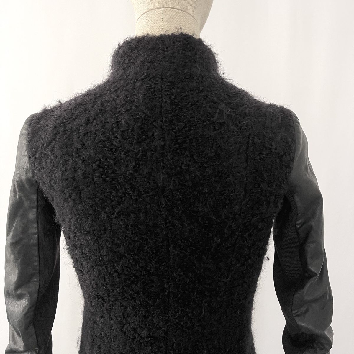 Rick Owens Cappotti: RICK OWENS Wool and Leather Coat – Nuovo (secondo la descrizione) da Emmen venduto da Avviivva_Com2023 4