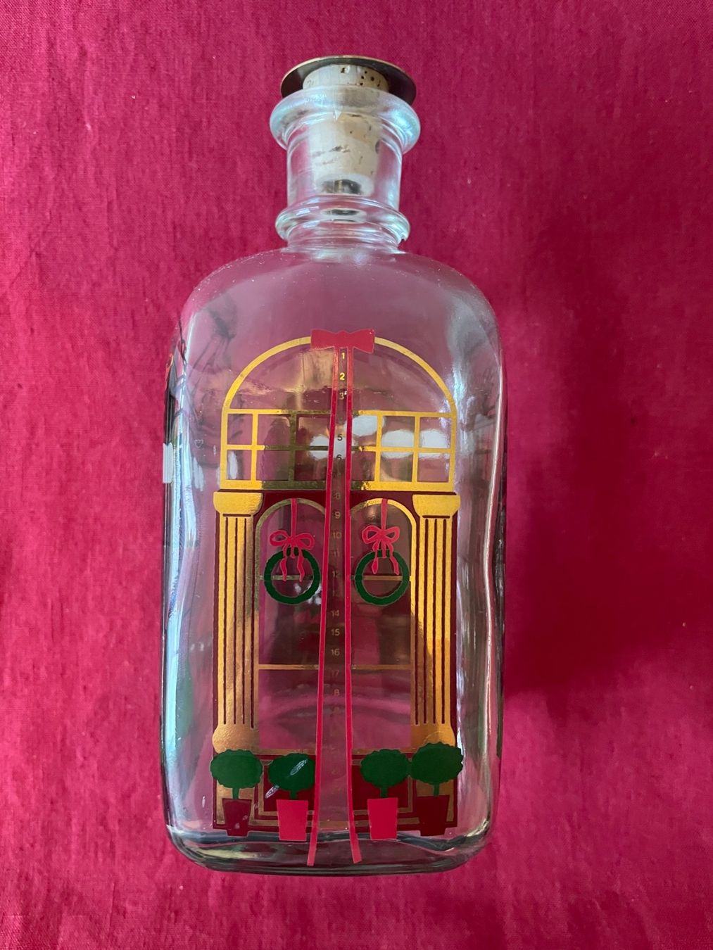 Holmegaard Bottiglie: Holmegaard Danemark - Belle bouteille de Noël – Usato da Cologny venduto da VintageFlamingo 2