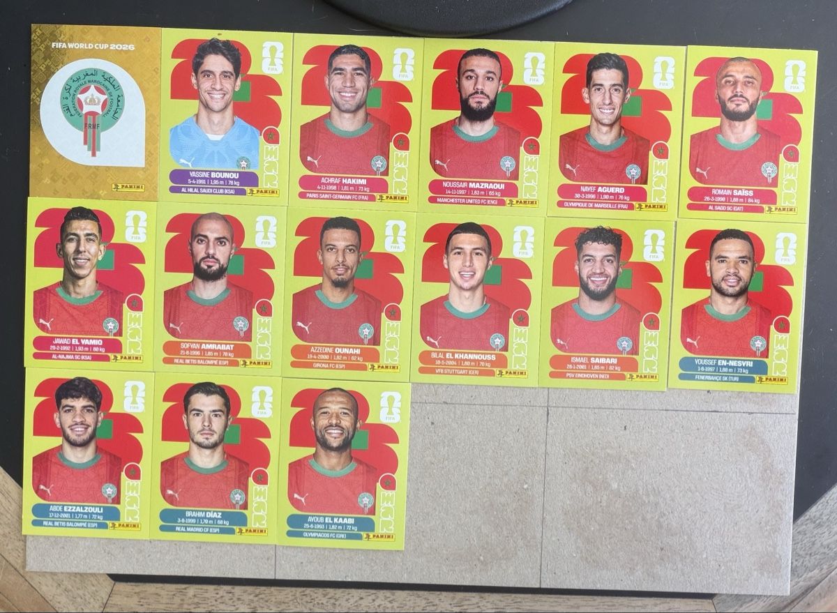 Panini Carte collezionabili: PANINI WM 2026 MAROKKO - 15 Bilder!!! – Nuovo (secondo la descrizione) da Eggersriet venduto da Danytyna