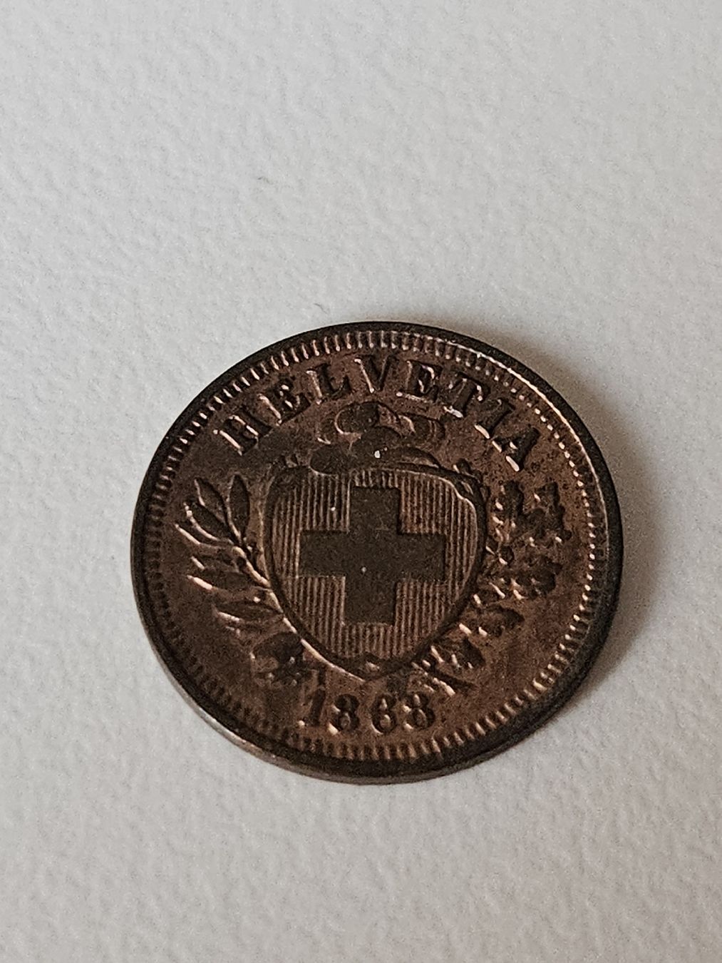 Toutes les monnaies: 1 Rappen 1868 – D'occasion à Pfäffikon ZH par Melibol