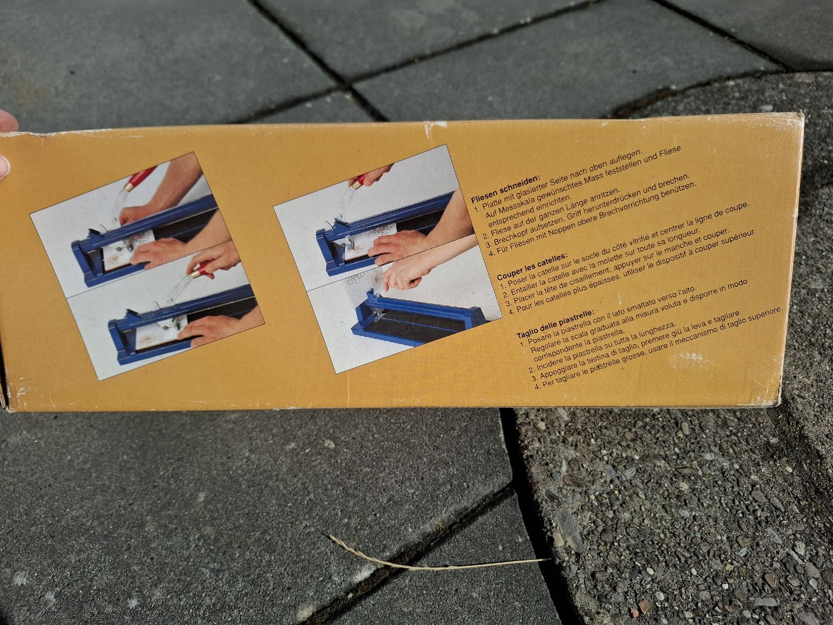 Tutte le macchine: Platten und Fliesen Schneidmaschine manuell – Usato da Hasle b. Burgdorf venduto da lap-company 1