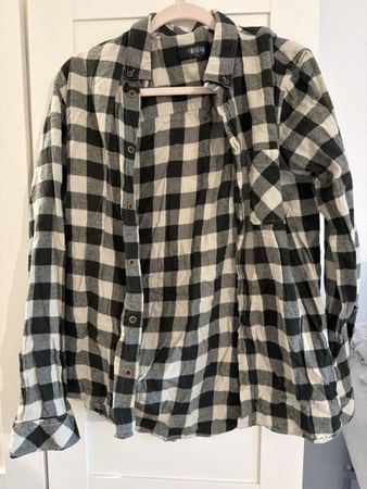 Solid Holzfäller Hemd Schwarz Weiss Gr. L - Top Zustand!