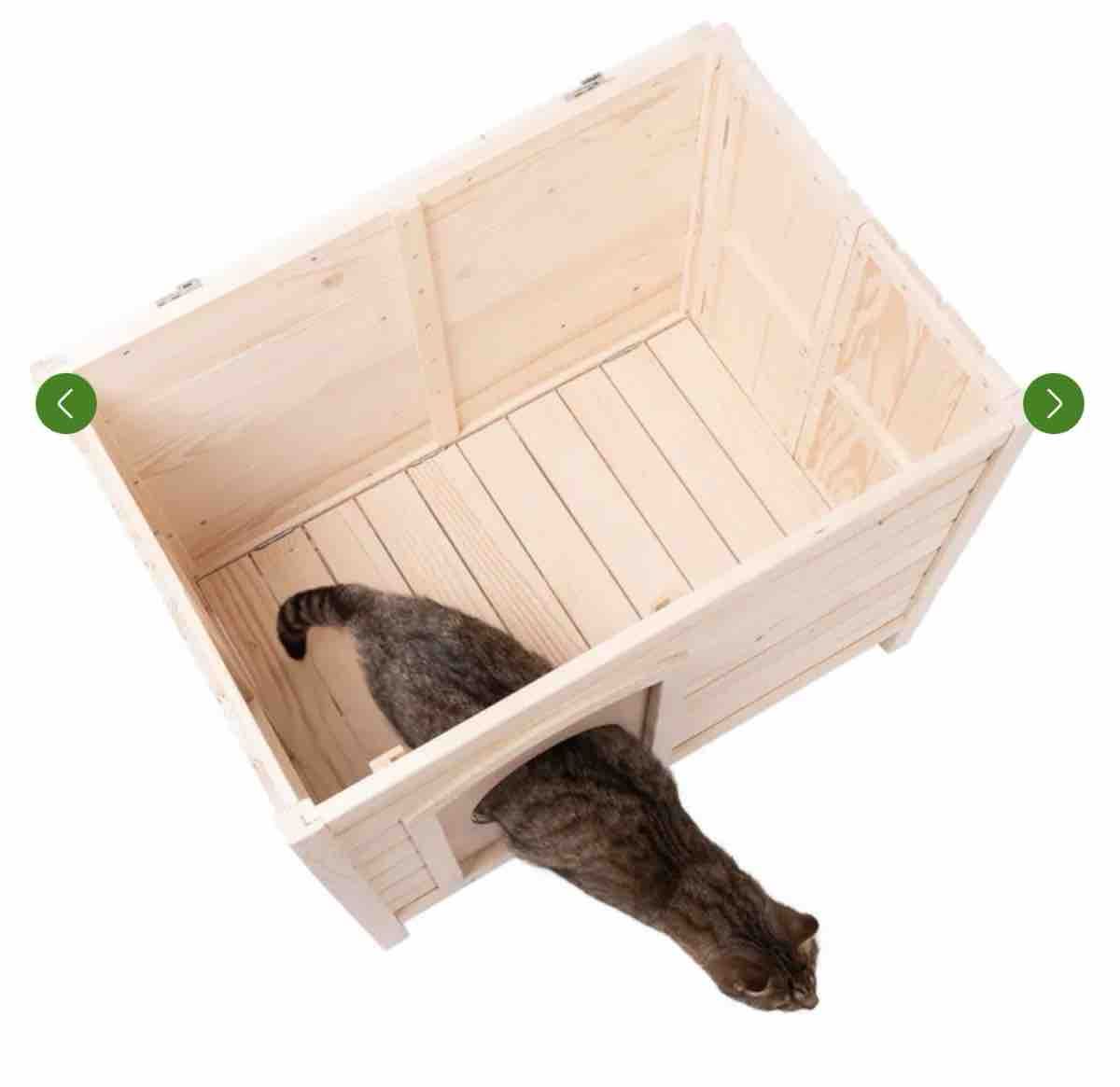 Liege- & Schlafplätze: Katzenhaus für drinnen oder draussen – Neu und originalverpackt aus Berg Dägerlen von Susell 1