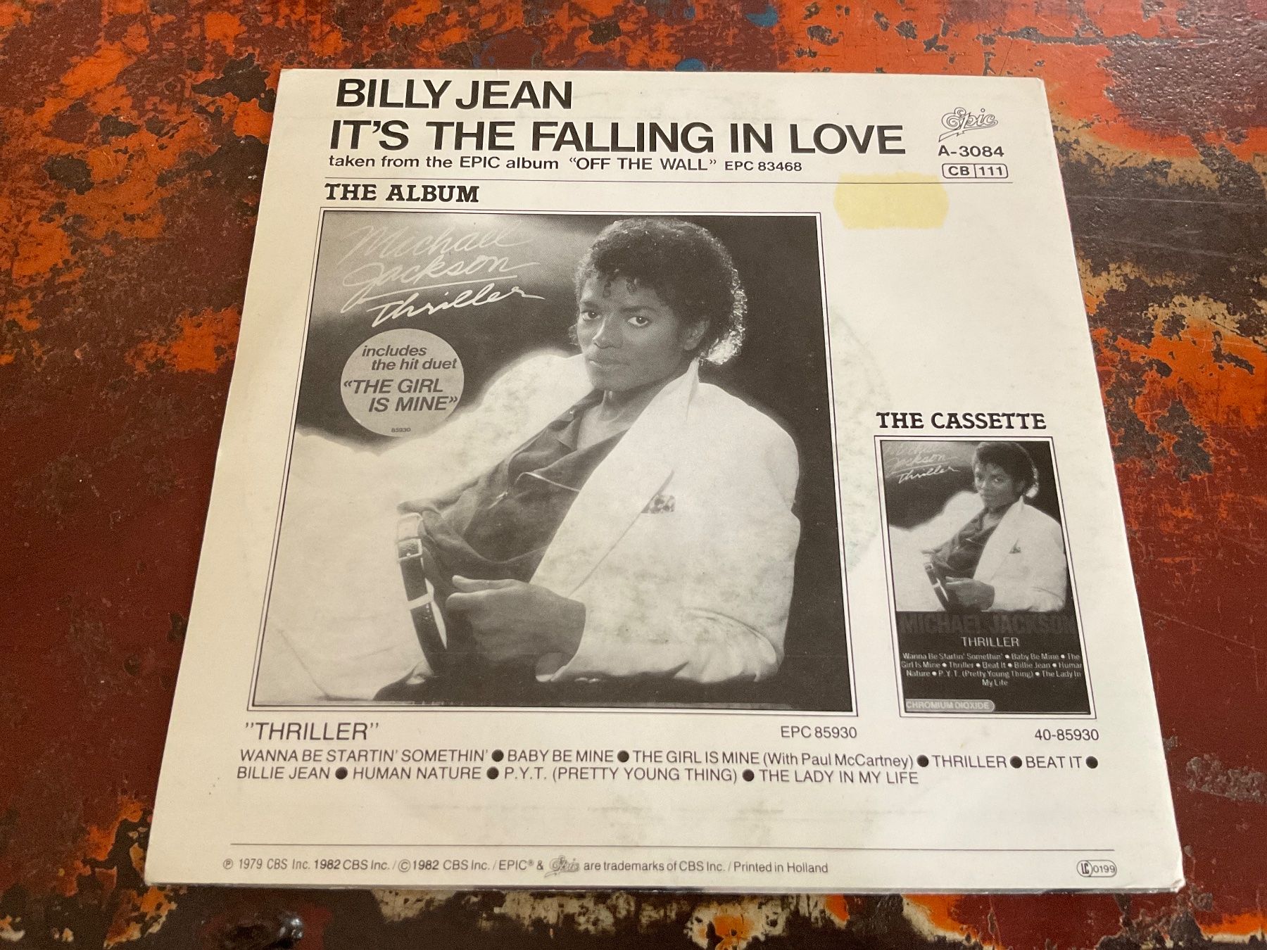 Schallplatten: Michael Jackson Billy Jean Single7 – Gebraucht aus Delémont von vinylfreak01 1