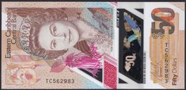 East Caribbean States 50 Dollar UNC