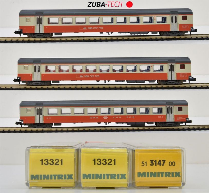 Minitrix 3x Personenwagen EW III SBB N Kaufen Auf Ricardo