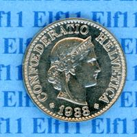 CHF___0.10 1933 vz-unz 10 Rappen