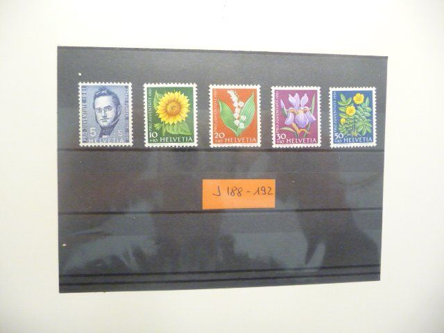Alle Briefmarken: 1961  Pro Juventute / J188-J192  postfrisch  +  FDC – Neu (gemäss Beschreibung) aus Kloten von zimboida