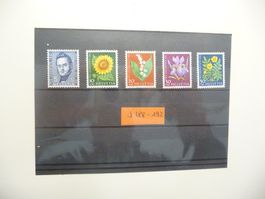 1961  Pro Juventute / J188-J192  postfrisch  +  FDC