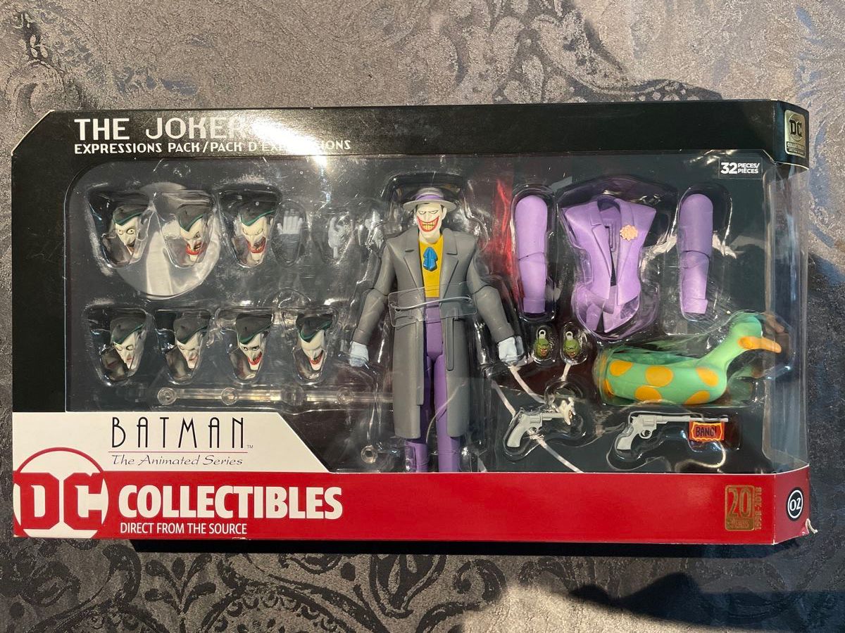 Giocattoli: Batman Animated Series Joker Expression Pack DC Collectibles – Nuovo e nell'imballaggio originale da Dombresson venduto da Bru-Way.WE.co