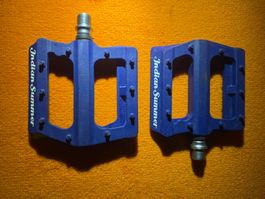 INDIAN SUMMER STANDING BEAR PEDAL.MTB FLAT, BLUE