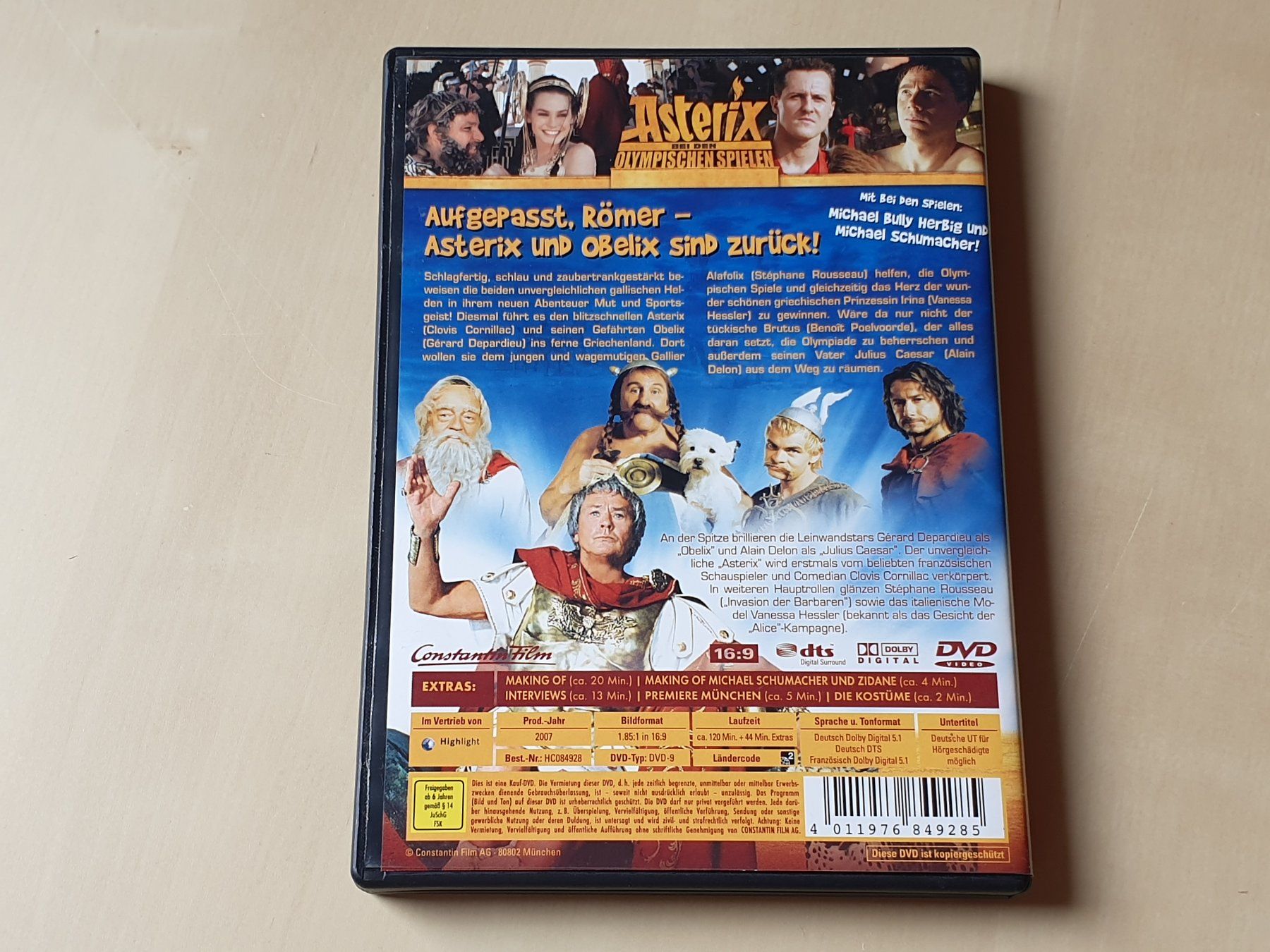 Tutti i DVDs: Asterix bei den Olympischen Spielen – Usato da Stansstad venduto da collectorsshop 1