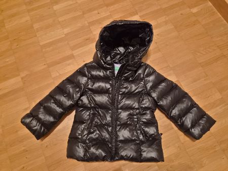 Kinder Steppjacke Benetton schwarz Grösse 90cm guter Zustand