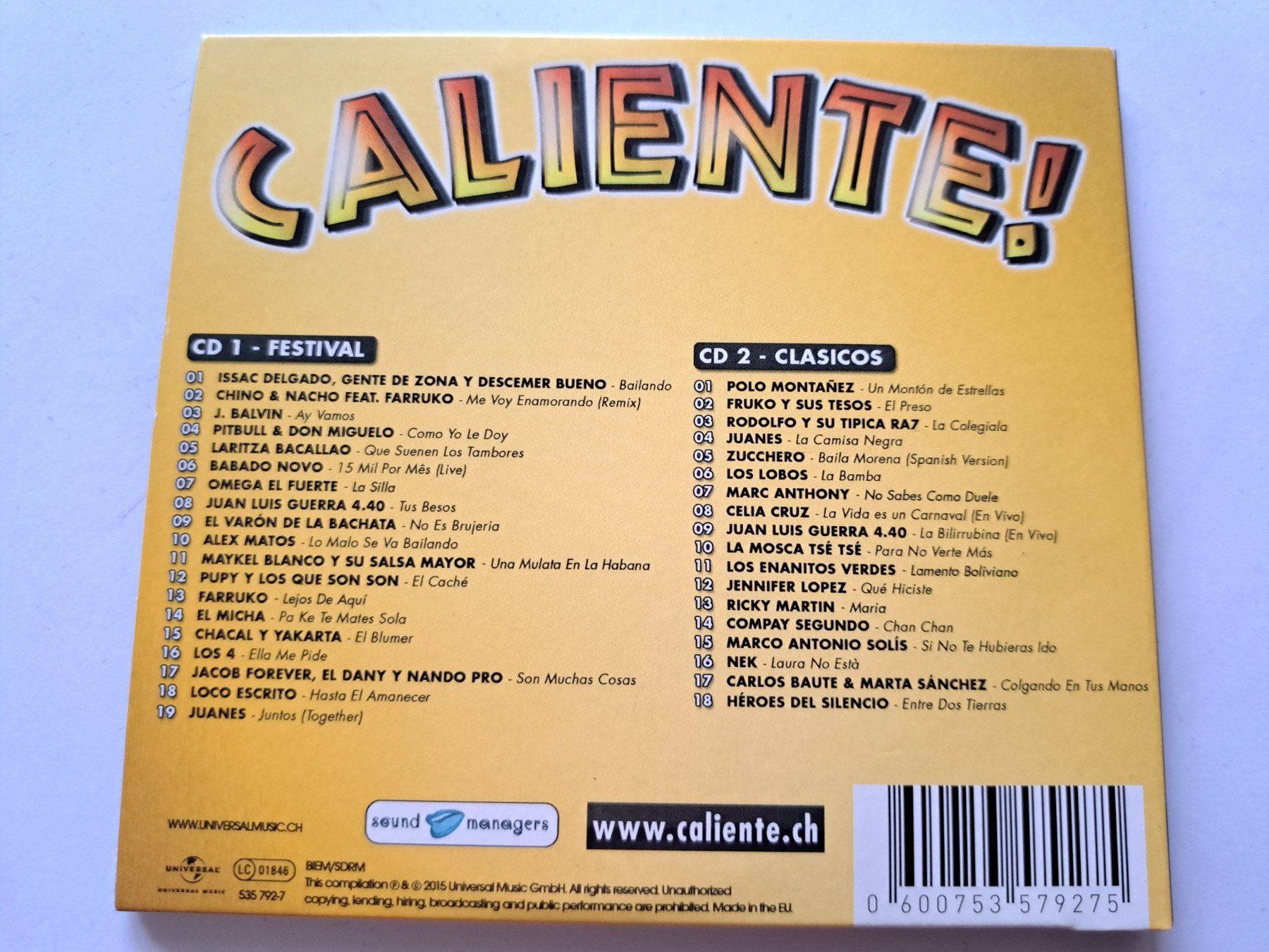 CD: Cd Caliente - The Finest in latin Rhythms  – Usato da Pully venduto da bro_n52j 2