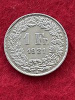 Monnaie Suisse 🇨🇭 1921 1 fr. Argent 