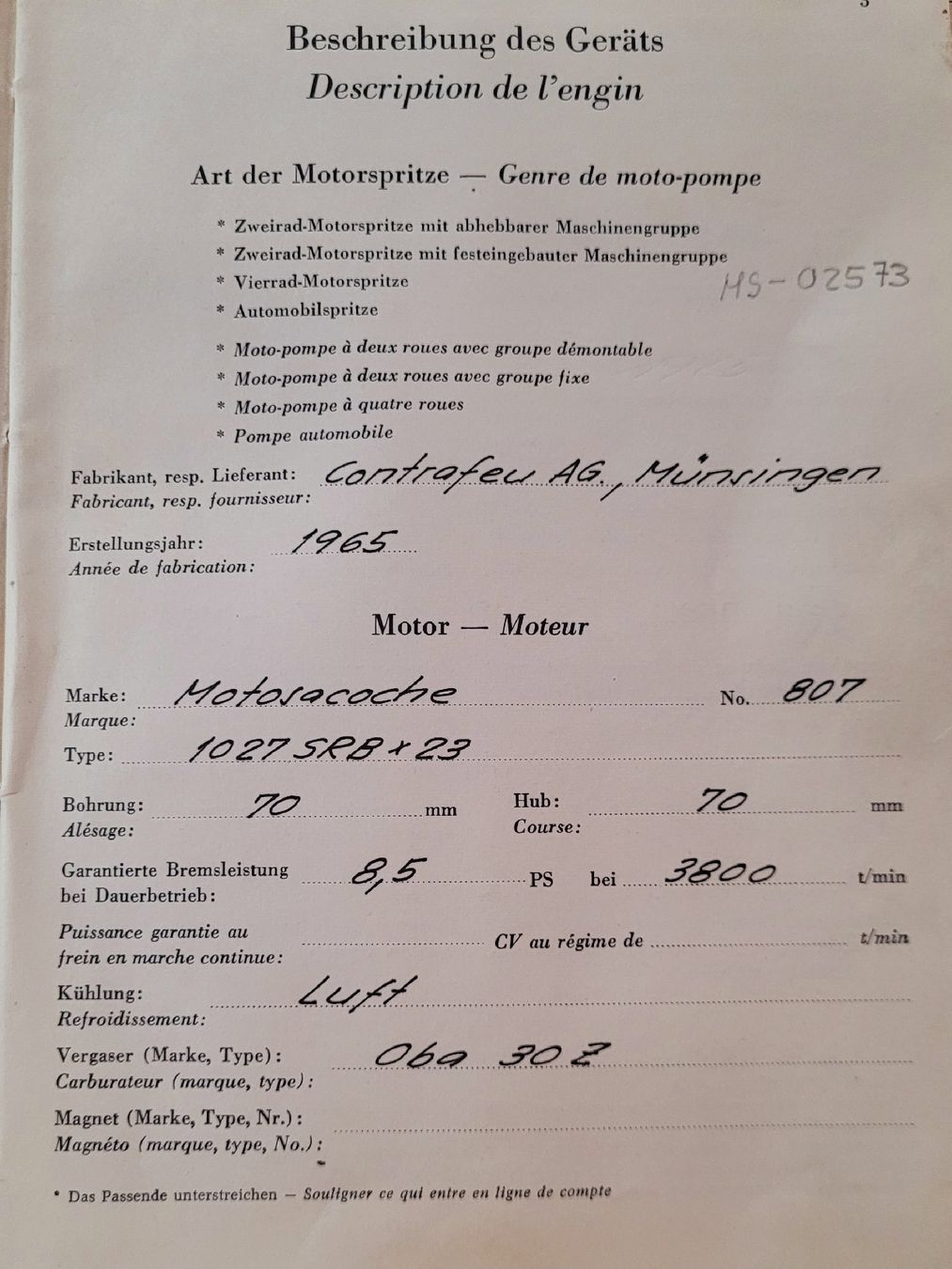 Pompes et pièces: Benzinmotor Wasserpumpe – D'occasion à Steffisburg par Gismo49 6