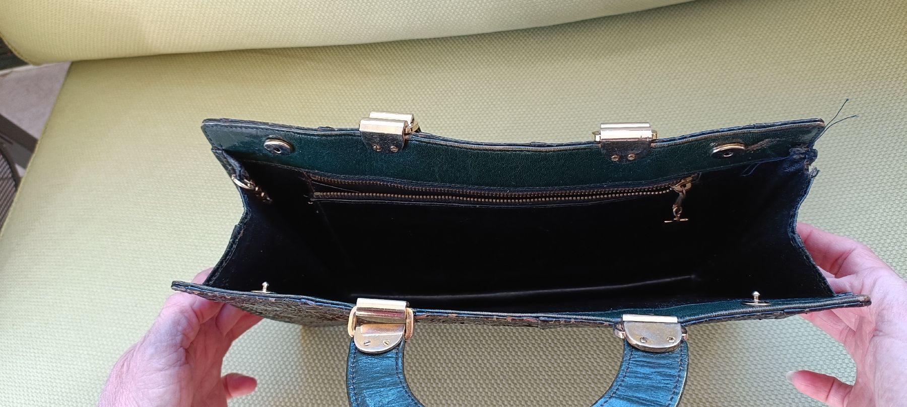 Borse da donna: Krokodiltasche aus echtem Leder pochette – Usato da Porza venduto da tbch 3