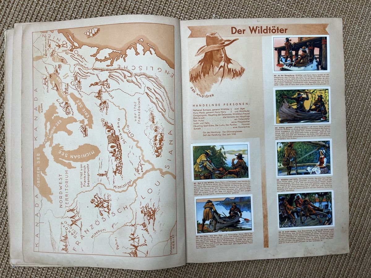 Libri: Sammelbilderalbum Lederstrumpf – Usato da Zürich venduto da Jane1970 5