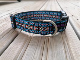 Hundehalsband 2,5cm breit "Nayo" handgemacht