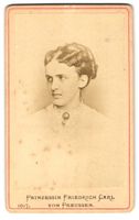 2 Fotografien Prinzessin Maria Anna von 